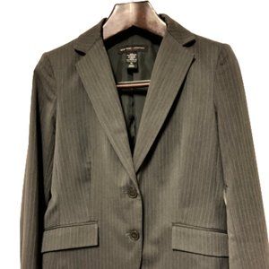 New York & Company Gray Pinstripe Suit Size 10